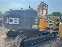 Excavatrice JCB 220LC de 22 tonnes d'occasion à vendre en bon état