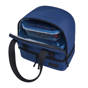 Sac isotherme imperméable en aluminium Oxford 900D avec logo personnalisé, double couche, fermeture éclair, classique, pour l'école, le pique-nique - Product Image 5
