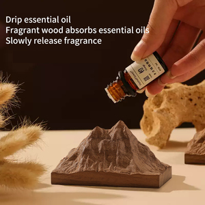 Désodorisant en bois parfumé de <span class=keywords><strong>montagne</strong></span> en bois massif Arènes sans feu Alpes sans eau Huile essentielle de style de <span class=keywords><strong>montagne</strong></span> avec diffuseur - Product Image 4