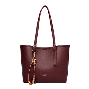 Bolso Tote de Mujer, Lujoso y Moderno, Material PU y Poliéster, Portátil, Anti-Robo, con Detalle de Borla, para Uso Diario - Product Image 6