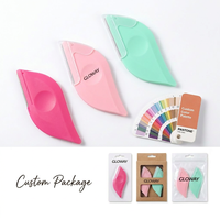 Alat Cukur Alis Mini Portabel dengan Pegangan Jari, Pencukur Wajah, Alat Dermaplaning untuk Wanita, Set Pemangkas Alis Kecil dan Ringkas untuk Perjalanan