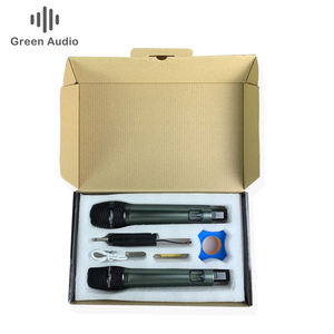 GAW-014B หนึ่งลากสองมืออาชีพไมโครโฟนไร้สายแบบไดนามิกสากลไมโครโฟนบ้านเวทีประสิทธิภาพเสียง K <span class=keywords><strong>เพลง</strong></span> - Product Image 6