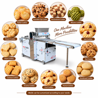 Machine automatique de découpe de fil de pâte pour biscuits, idéale pour la production de biscuits en pâte molle en boulangerie commerciale et la création de formes personnalisées.
