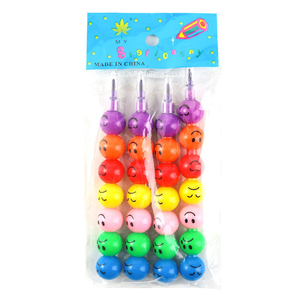 Offre Spéciale école papeterie promotionnel coréen créatif kawaii crayon ensembles rock sucre gourde mignon dessin animé 7 couleurs crayon - Product Image 2