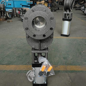 Vanne à double glissière en céramique pneumatique Z644TC-16, type Jacquard, résistante à l'usure, vanne à double glissière de décharge - Product Image 1