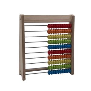 مجموعة حاسبة خشبية متعددة الوظائف بـ 10 صفوف لتعليم الرياضيات للأطفال - Product Image 2