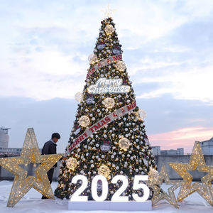 Grande <span class=keywords><strong>Albero</strong></span> <span class=keywords><strong>di</strong></span> Natale Gigante da Esterno 5m 6m 7m 10m 12m con Luci - Product Image 4