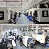Prototype de pièces d'usinage de machine CNC en aluminium de haute précision personnalisé Fabricants de composants métalliques en aluminium usinés