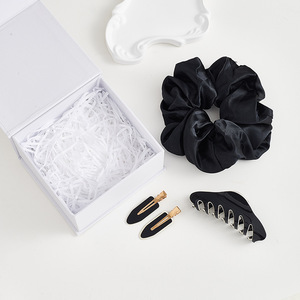 SAIYII Pinces <span class=keywords><strong>à</strong></span> cheveux sans plis, pinces bec de canard pour franges, chouchous en acétate, accessoires capillaires, coffret cadeau pour femmes - Product Image 3