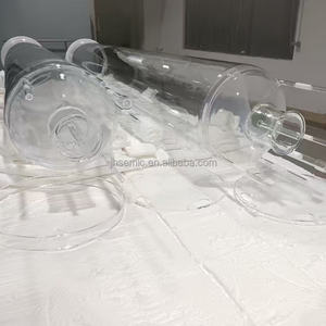 CustomizedHigh光伝送透明石英ガラス管高温耐性クリア石英パイプ - Product Image 1