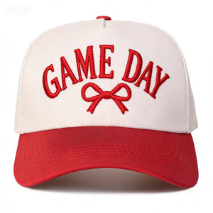 Gorra de Béisbol de Calidad 1.1 OEM ODM de 5 Paneles con Bordado para Día de Partido, para Mayoristas, Fábrica BSCI, Estilo Deportivo, MOQ Bajo - Product Image 1
