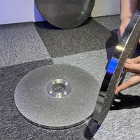 Disques de polissage à plat pour le lapidage des diamants, roue à liaison résineuse pour les grilles de cristal de pierres précieuses, ébavurage, résine électro-plaquée
