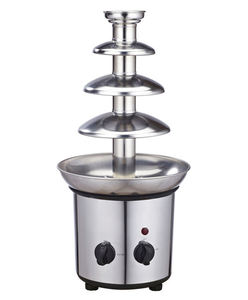 Fontaine à chocolat électrique domestique Fontaine à <span class=keywords><strong>fondue</strong></span> au chocolat avec <span class=keywords><strong>tour</strong></span> 4 attaches S/S - Product Image 1