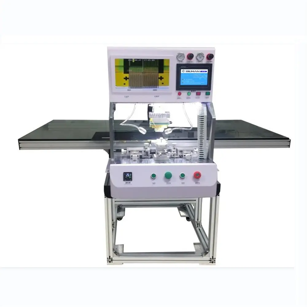 Sliman Самая низкая цена ST-65 Мини ЖК-tvtab активированное углеродное волокно обвязочная сварки машина для открытого уход за кожей лица сотовый телефон дисплей гибкий кабель для ремонта импульсный печати под давлением и температурой