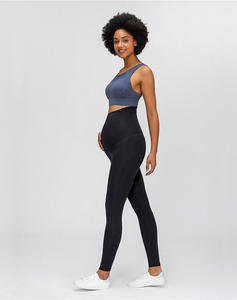 Pantalons de yoga de maternité JY Custom à taille très haute, sans entrejambe, sexy, pour femmes enceintes, leggings de grossesse, vêtements de <span class=keywords><strong>fitness</strong></span> et de yoga - Product Image 5