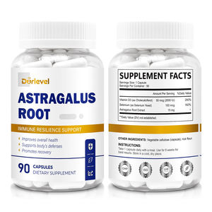 Cápsulas de Raíz de Astrágalo, Polvo de Raíz Extra Fuerte, Cápsulas Vegetarianas, Hierba Tradicional China Natural de Uso Diario - Product Image 3