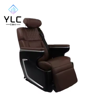 Sièges de voiture personnalisés de luxe pour véhicule commercial 2024, siège conducteur <span class=keywords><strong>VIP</strong></span> inclinable électrique pour camping-car avec écran tactile en cuir de haute qualité - Product Image 4