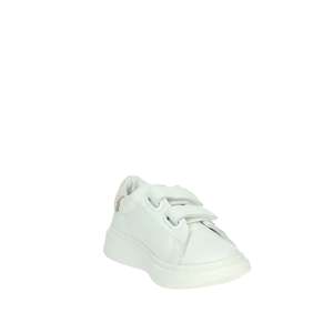 D.A.T.E. Sneakers da Ragazza Bianche e Rosa con Chiusura in Velcro, Scarpe di Tela alla Moda - Product Image 5