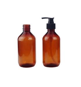 Offre Spéciale 300ml & 500ml en plastique ambre shampooing lotion pour le corps bouteille pompe pour nettoyant pour le visage sérigraphie Surface manipulation Stock - Product Image 2
