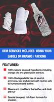 Spray Nettoyant Chaussures Portable Sans Alcool Écologique 100ml Formule Neutre Marque Privée pour Baskets et Chaussures – Vente en Gros