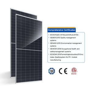 Panel solar <span class=keywords><strong>JAsolar</strong></span> <span class=keywords><strong>550W</strong></span> 555W Paneles de techo solares bifaciales Hogar - Product Image 4