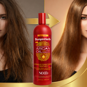 Traitement revitalisant intensif à l'huile d'argan certifiée naturelle Creme of Nature pour renforcer les cheveux secs - Product Image 1
