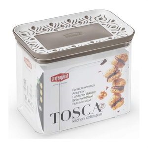 Barattolo plastica (1,2Lt) TOSCA <b>Tortora</b> 55600 - Product Image 2