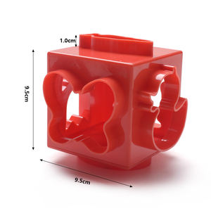 <span class=keywords><strong>Emporte</strong></span>-pièce en plastique pour biscuits de Pâques et de Noël, <span class=keywords><strong>cube</strong></span>, polyèdre, carré - Product Image 3