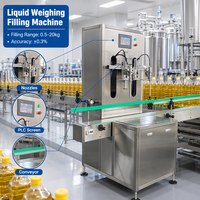 Mesin Pengisi Oli 2 Nozzle Kontrol Digital Semi-otomatis 5 Galon dengan Timbangan