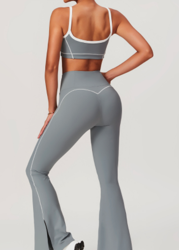 2026 New Sports Gym Suit for Women Solid Pattern Fitness Yoga Workout Clothing Women's Athletics Wear · image 5