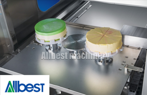 Máquina Cortadora de Pasteles Congelados, Tiramisú y Crepas, Totalmente Automática, Ultrasónica, con Cuchilla Delgada, de Grado Alimenticio y Redonda - Product Image 6