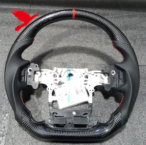 Remplacement de volant chauffant en fibre de carbone véritable pour Toyota Land <span class=keywords><strong>Cruiser</strong></span> LC250 J250 Prado 2024 2025 Accessoires de voiture 1 ensemble - Product Image 5
