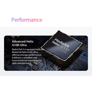 New for Redmi Pad 2 <b>Tablet</b> Global Version 11" 2.5K 90Hz Display MTK Helio G100-Ultra 9000mAh Battery Dolby Atmos 8MP Business - Product Image 4