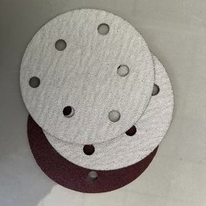 Bán Buôn 125Mm Tự Động Giấy Cát 8 Lỗ Oxit Nhôm Tùy Chỉnh OEM Ô Tô Công Cụ Mài Mòn Với Móc Vòng Lặp - Product Image 4