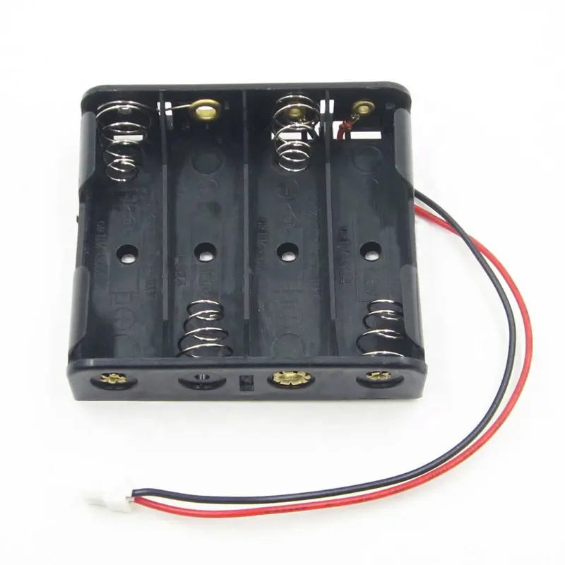 Soporte de batería 4aa con conector JST