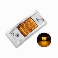 2 pièces/ensemble, feux latéraux à LED pour camion 12V 24V, feux de signalisation pour Freightliner, feux d'avertissement