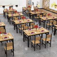 Ensemble de table à manger pliable moderne en acier inoxydable sur mesure, 4 chaises de restaurant, taille/couleur personnalisables, vente en gros