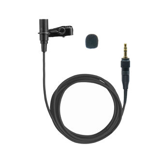 Micrófono de Solapa Profesional ECM77 con Clip <span class=keywords><strong>para</strong></span> Transmisor Inalámbrico UWP UTX D21 D11 V1, Cable de 1.95m - Product Image 1