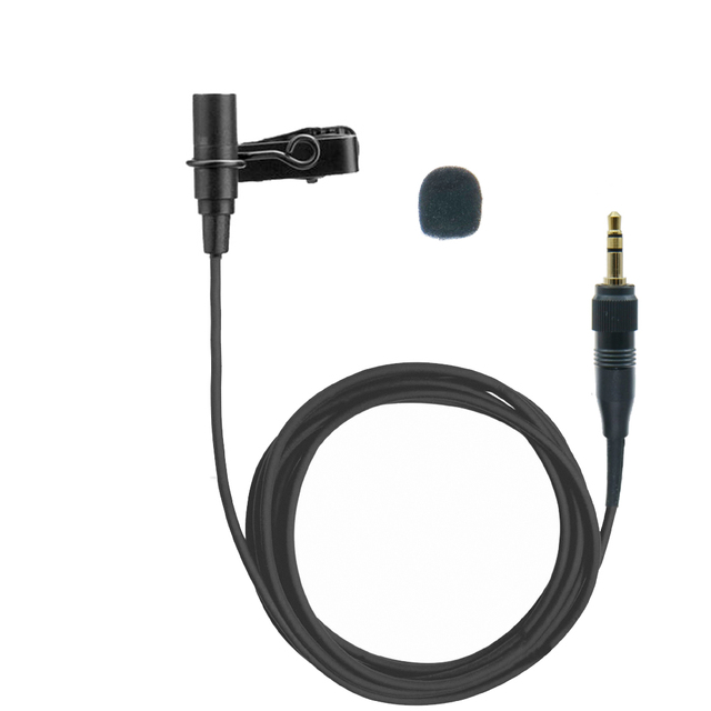 Professional ECM77 Tie Clip Lavalier Lapel Microphone for UWP UTX D21 D11 V1 Wireless BeltPack Transmitter 1.95m Cable