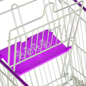 कस्टम रंग सुपरमार्केट शॉपिंग ट्रॉली जाल संरचना भोजन धारण करने वाली रोलिंग कार्ट - Product Image 2