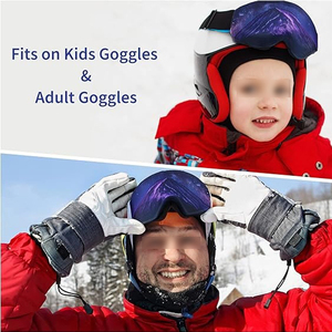 Gafas de Esquí UV para Deportes de Invierno, Antivaho, con Funda Protectora Moderna, Producto para Esquí Alpino - Product Image 4