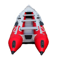 JOYMAX Kayak gonflable et canoë pliable portable et réglable de 3,21 m en PVC de 0,9 mm pour 2 personnes avec pagaies, idéal pour l'océan