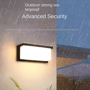 Waterproof Beautiful Modern Exterior Decorative Wall Sconce Lighting Round Surface Wall Mounted up Down <b>Light</b> Outdoor Wall <b>Light</b> - Product Image 5