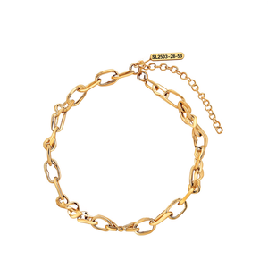 SL2503-28-53 สร้อยข้อมือแฟชั่นแบบโซ่และแบบเชื่อมต่อ - Product Image 2