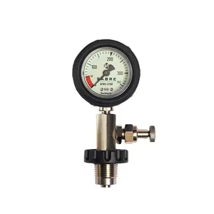 Chất lượng cao nam chủ đề xi lanh đo áp suất Tester G5/8 M22 * 1.5 0-400bar