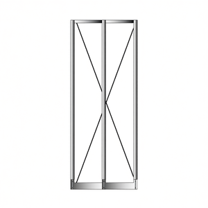 Fami Double Base Span Tr Series Shelving Unit L766 D500 H2010 Galvanized Metal <b>Storage</b> <b>Rack</b> - Product Image 2