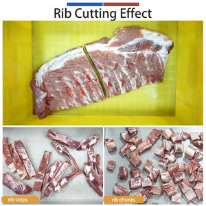 Fengxiang Trotter and Ribs Cutting Machine Ribs Chunks <b>Bone</b> <b>Saw</b> Cutter Machine with 4-Blade Adjustable Thickness 3-20mm - Product Image 3