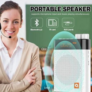 Guida turistica altoparlante portatile altoparlante didattico amplificatore vocale con microfono cablato - Product Image 4