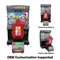 Simulateur de course Mario Kart 43 pouces, borne d'arcade à monnayeur, machine de jeu de conduite