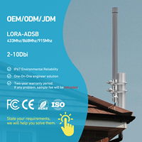 Antena Multiband Omni-directional Fiberglass 380-430MHz Amplifier Repeater Eksternal Indoor Jangkauan Jauh Antena Fiberglass